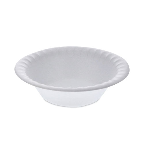 Image of Pactiv Evergreen Placesetter Satin Non-Laminated Foam Dinnerware, Bowl, 12 oz, White, 1,000/Carton
