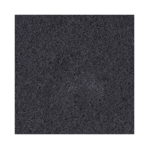 Image of Boardwalk® Stripping Floor Pads, 19" Diameter, Black, 5/carton