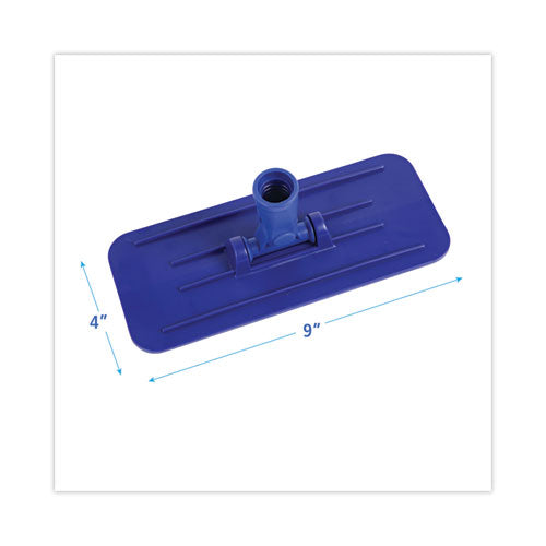 Image of Boardwalk® Swivel Pad Holder, Plastic, Blue, 4 X 9