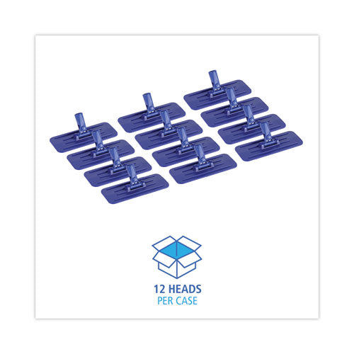 Image of Boardwalk® Swivel Pad Holder, Plastic, Blue, 4 X 9, 12/carton