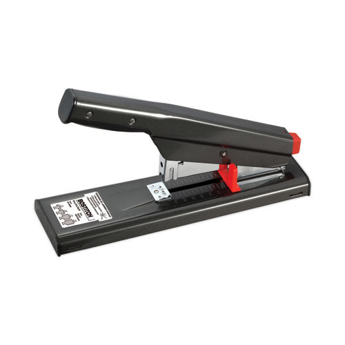 Image of Bostitch® Antimicrobial 130-Sheet Heavy-Duty Stapler, 130-Sheet Capacity, Black