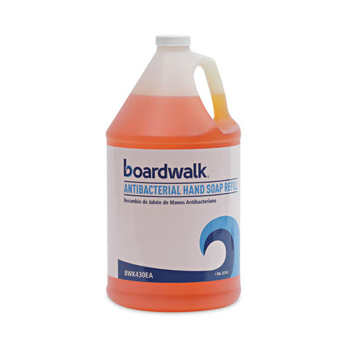 Image of Boardwalk® Antibacterial Liquid Soap Refill, Clean Scent, 1 gal Bottle