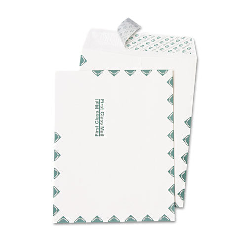 Image of Quality Park Redi-Strip Catalog Envelope, First Class, #13 1/2, Cheese Blade Flap, Redi-Strip Adhesive Closure, 10 x 13, White, 100/Box