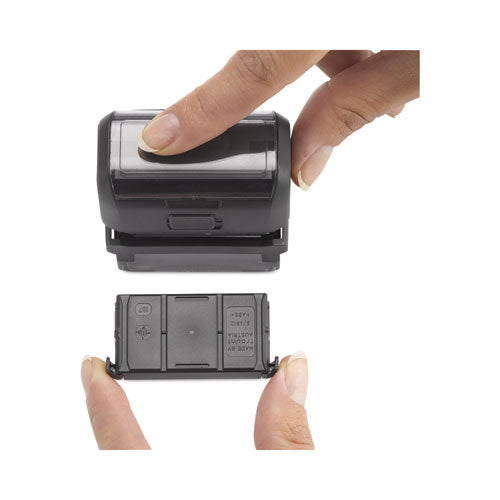 Image of Trodat® Printy Do It Yourself Self-Inking Message Stamp, 0.75" x 1.88", Black