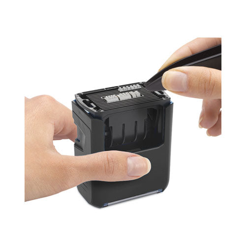 Image of Trodat® Printy Do It Yourself Self-Inking Message Dater,1.63 x 1, Blue/Red