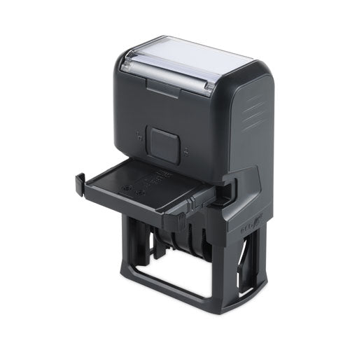Image of Trodat® Printy Economy 5-in-1 Date Stamp, Self-Inking, 1.63" x 1", Blue/Red