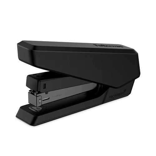Image of Fellowes® LX850 EasyPress Full Strip Stapler with Antimicrobial Protection, 25-Sheet Capacity, Black