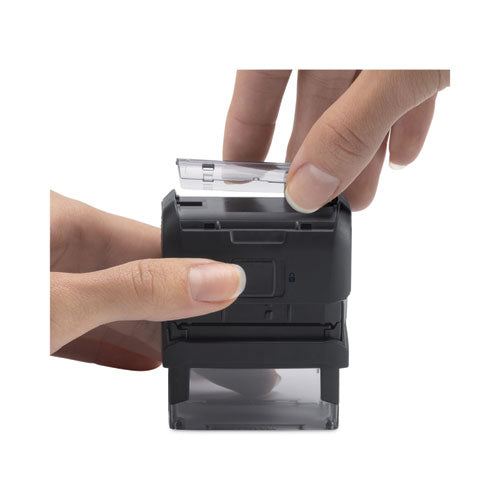 Image of Trodat® Printy Do It Yourself Self-Inking Message Stamp, 0.75" x 1.88", Black