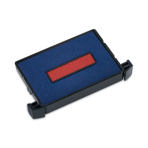 Image of Trodat® E4750 Printy Replacement Pad for Trodat Self-Inking Stamps, 1" x 1.63", Blue/Red