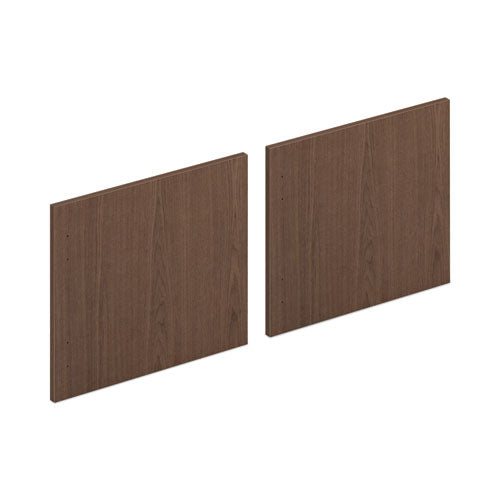 Image of HON® Mod Laminate Doors for 72"W Mod Desk Hutch, 17.86 x 14.82, Sepia Walnut 2/Carton
