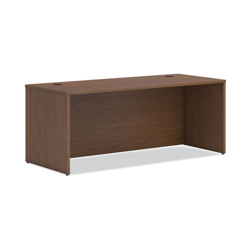 Image of HON® Mod Desk Shell, 72" x 30" x 29", Sepia Walnut