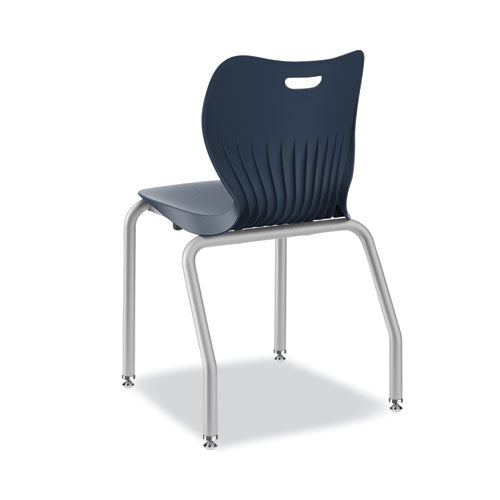 Image of HON® SmartLink Four-Leg Chair, 19.5" x 19.63" x 31", Regatta Seat, Regatta Base, 4/Carton
