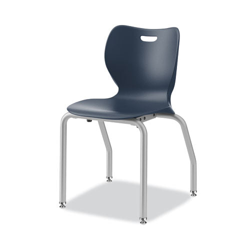 Image of HON® SmartLink Four-Leg Chair, 19.5" x 19.63" x 31", Regatta Seat, Regatta Base, 4/Carton