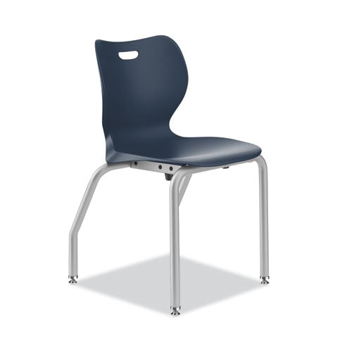 Image of HON® SmartLink Four-Leg Chair, 19.5" x 19.63" x 31", Regatta Seat, Regatta Base, 4/Carton