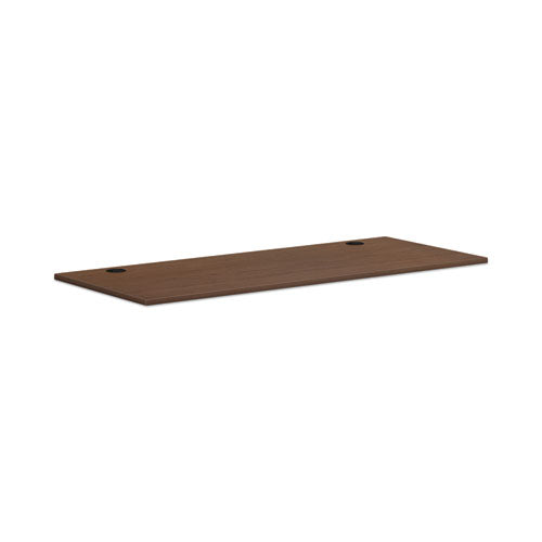 Image of HON® Mod Worksurface, Rectangular, 72w x 30d, Sepia Walnut