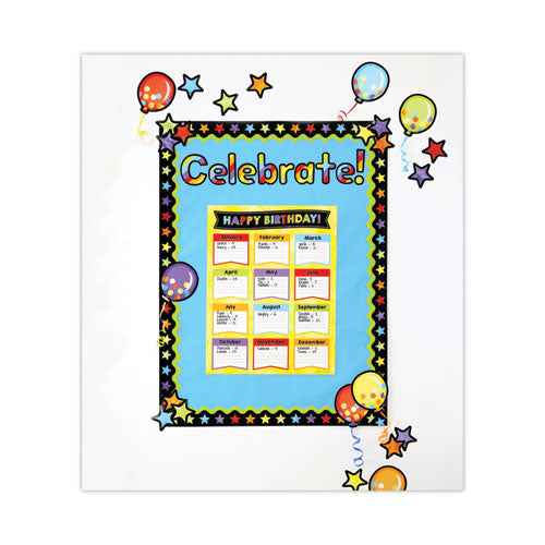 Image of Carson-Dellosa Education Rolled Borders, Scalloped Border, Back to School, 2.25" x 65 ft, Lime