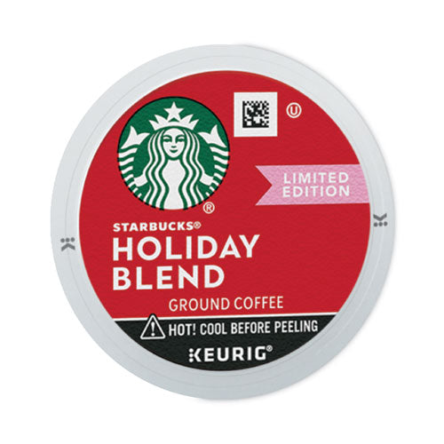 Image of Starbucks® Holiday Blend Coffee, K-Cups, 22/Box, 4 Boxes/Carton