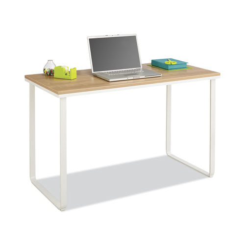Image of Safco® Steel Desk, 47.25" X 24" X 28.75", Beech/white