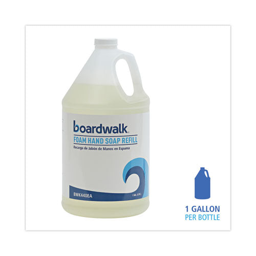 Image of Boardwalk® Foaming Hand Soap Refill, Herbal Mint Scent, 1 gal