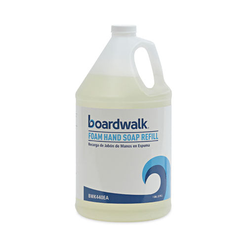 Image of Boardwalk® Foaming Hand Soap Refill, Herbal Mint Scent, 1 gal, 4/Carton