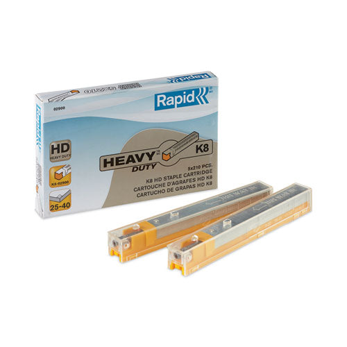 Image of Rapid® Staple Cartridge, 0.31" Leg, 0.5" Crown, Steel, 210/cartridge, 5 Cartridges/pack, 1,050/pack