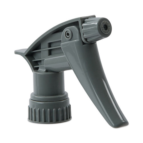 Image of Boardwalk® Chemical-Resistant Trigger Sprayer 320CR, 7.25" Tube, Fits 16 oz Bottles, Gray, 24/Carton
