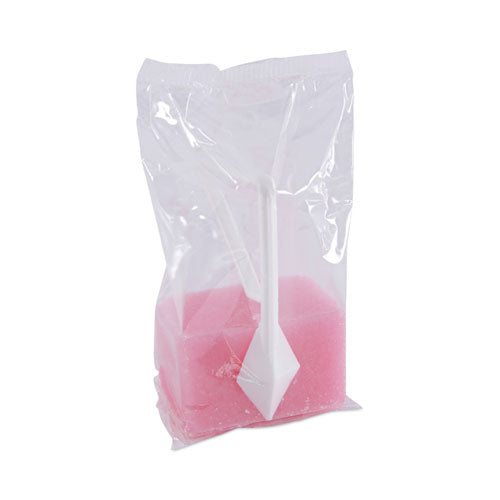 Image of Boardwalk® Para Toilet Bowl Deodorizer Block, Cherry Scent, 4 oz, Pink, 144/Carton