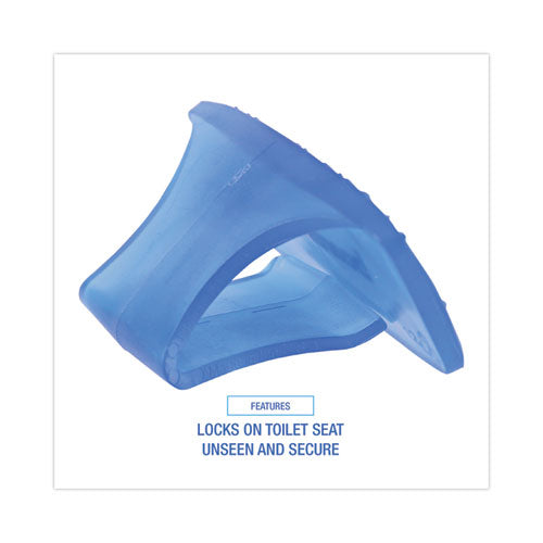 Image of Boardwalk® Toilet Bowl Clip, Cotton Blossom Scent, Blue, 12/Box, 6 Boxes/Carton