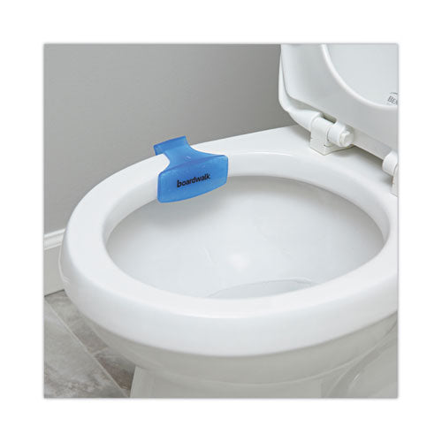 Image of Boardwalk® Toilet Bowl Clip, Cotton Blossom Scent, Blue, 12/Box, 6 Boxes/Carton