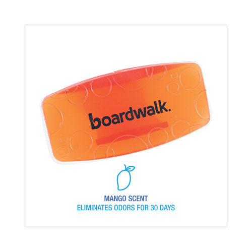 Image of Boardwalk® Toilet Bowl Clip, Mango Scent, Orange, 72/Carton