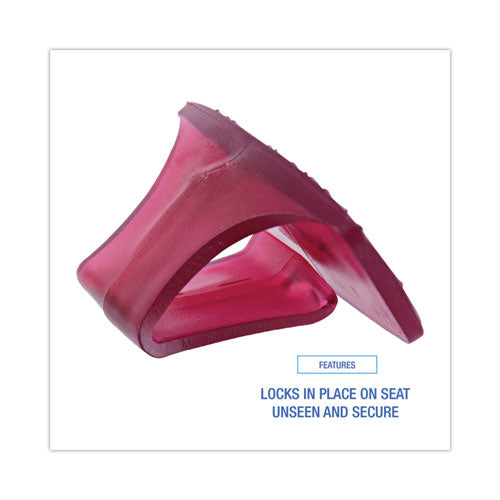 Image of Boardwalk® Toilet Bowl Clip, Spiced Apple Scent, Red, 72/Carton