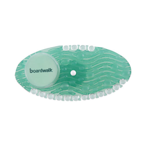Image of Boardwalk® Curve Solid Air Freshener, Cucumber Melon, Green, 10/Box, 6 Boxes/Carton