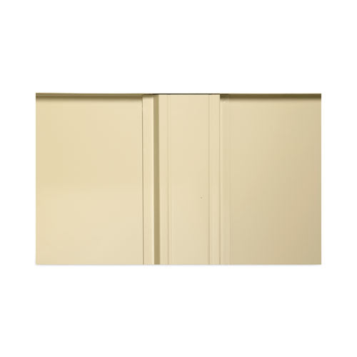 Image of Alera® Assembled 72" High Heavy-Duty Welded Storage Cabinet, Four Adjustable Shelves, 36w X 18d, Putty