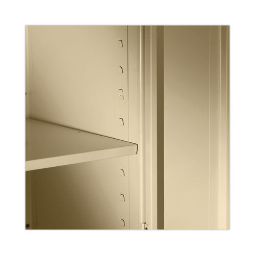 Image of Alera® Assembled 78" High Heavy-Duty Welded Storage Cabinet, Four Adjustable Shelves, 36w X 24d, Putty