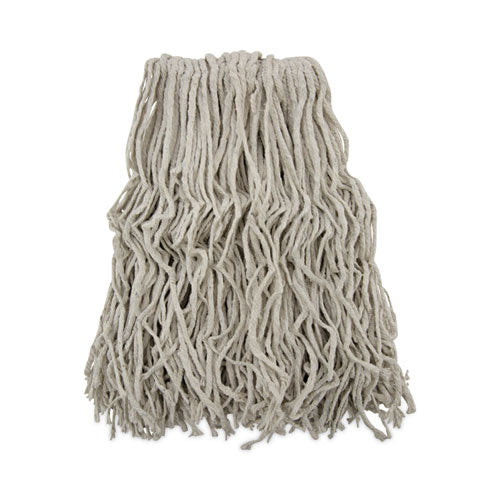 Image of Boardwalk® Cotton Mop Head, Cut-End, #32, White, 12/carton