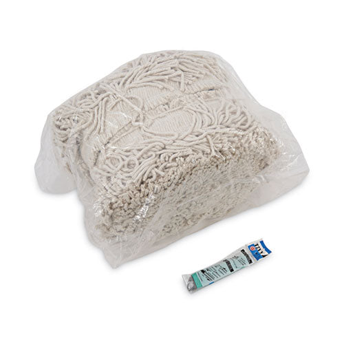 Image of Boardwalk® Flash Forty Disposable Dust Mop Heads, Cotton, 5", Natural