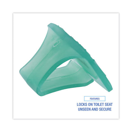 Image of Boardwalk® Toilet Bowl Clip, Cucumber Melon Scent, Green, 72/Carton
