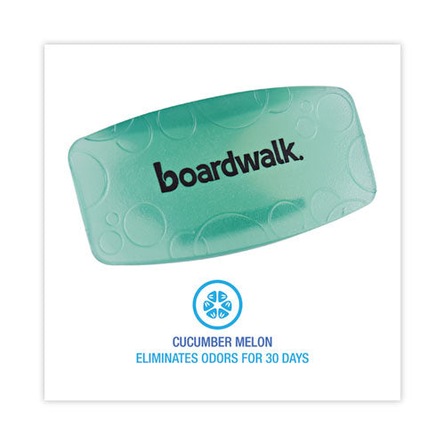 Image of Boardwalk® Toilet Bowl Clip, Cucumber Melon Scent, Green, 72/Carton