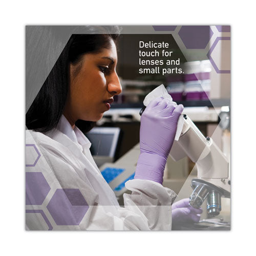Image of Kimtech Kimwipes Delicate Task Wipers, 3-Ply, 11.8 x 11.8, Unscented, White, 100/Box, 15 Boxes/Carton