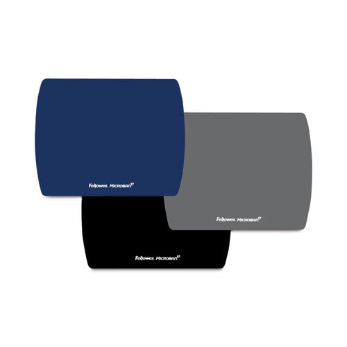 Image of Fellowes® Ultra Thin Mouse Pad with Microban Protection, 9 x 7, Black