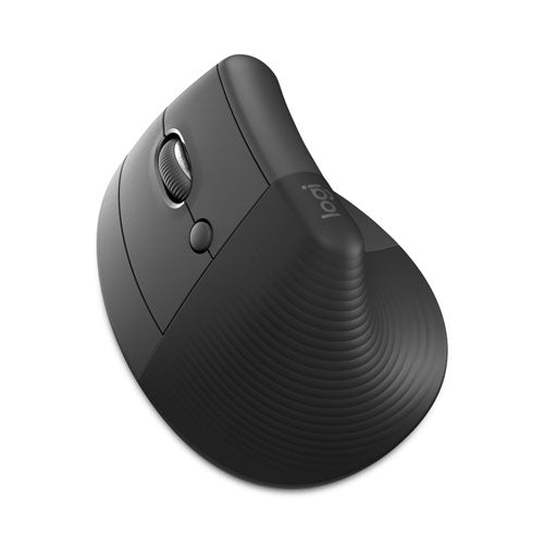 Image of Logitech® Lift Vertical Ergonomic Mouse, 2.4 GHz Frequency/32 ft Wireless Range, Left Hand Use, Graphite