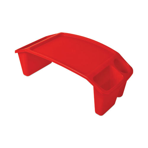Image of deflecto® Antimicrobial Lap Desk, Rectangular, 23.35w x 12d x 8.53h, Red