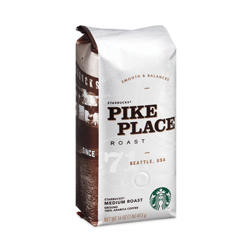 Image of Starbucks® Coffee, Pike Place, 1 lb Bag, 6/Carton