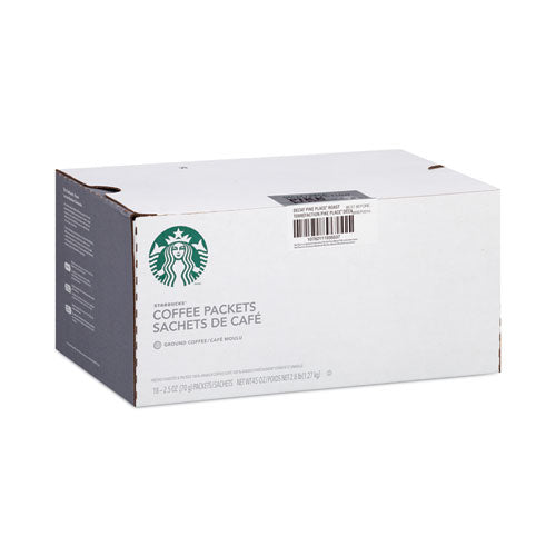 Image of Starbucks® Coffee, Pike Place Decaf, 2.7 oz Packet, 72/Carton