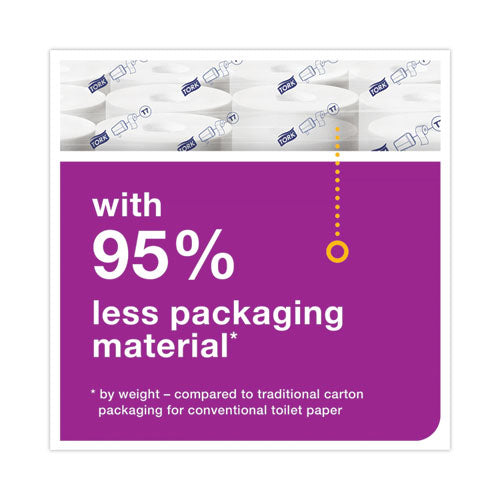 Image of Tork® Coreless High Capacity Bath Tissue, Septic Safe, 2-Ply, White, 1,100 Sheets/Roll, 36 Rolls/Carton