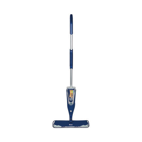 Image of Bona® Hardwood Floor Mop, 15" Wide Microfiber Head, 52" Blue Plastic/steel Handle