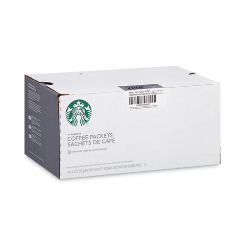 Image of Starbucks® Coffee, Pike Place Decaf, 2 1/2 Oz Packet, 18/box