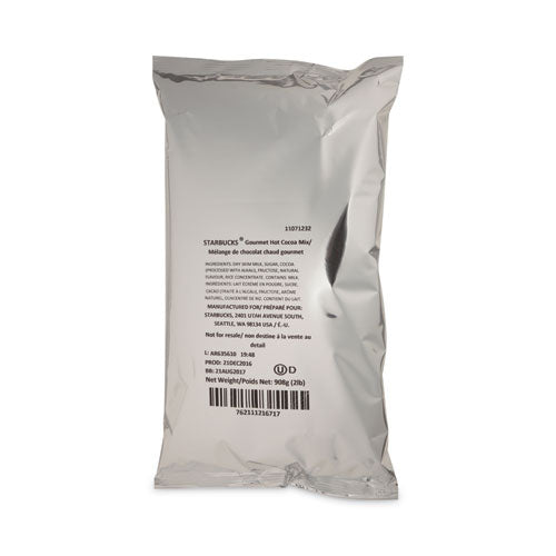Image of Starbucks® Gourmet Hot Cocoa Mix, 2 Lb, Bag, 6/carton