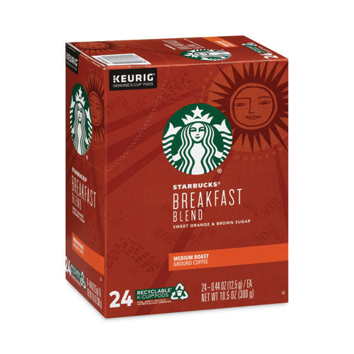Image of Starbucks® Breakfast Blend Coffee K-Cups, 96/carton