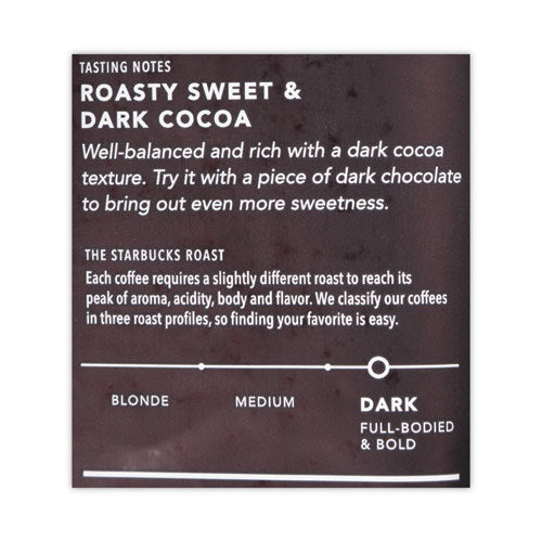 Image of Starbucks® Caffe Verona Coffee K-Cups Pack, 24/box, 4 Boxes/carton